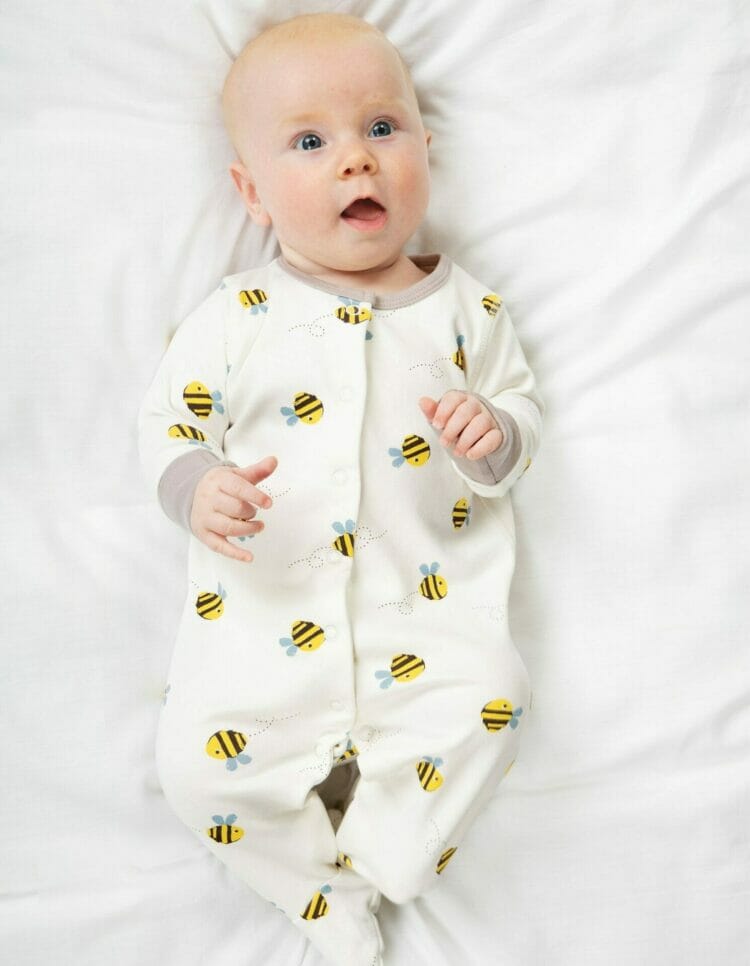 Buzzy Bee Babysuit Gift Set for baby - Frugi