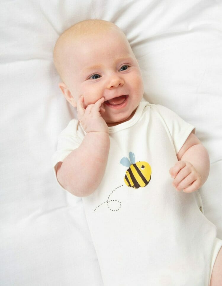 Buzzy Bee Babysuit Gift Set for baby - Frugi