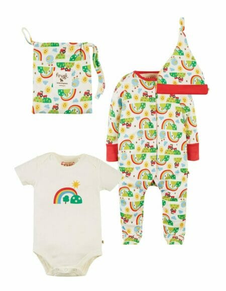Organic cotton baby gift set Happy days (3peace) - Frugi