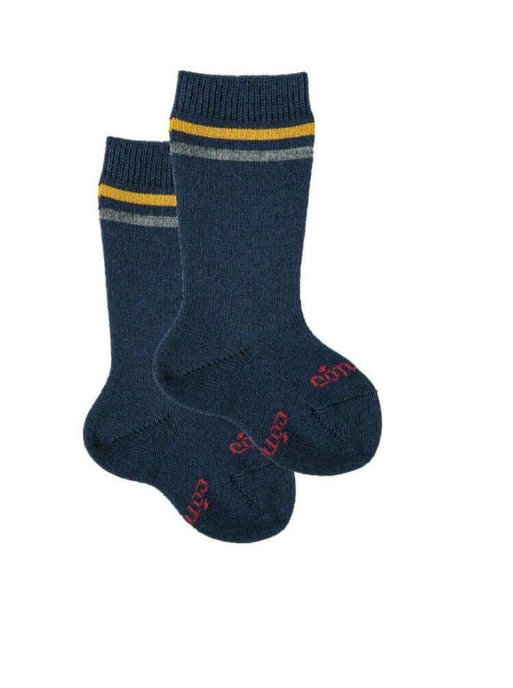 Boys merino wool blend knee socks - Cóndor
