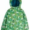 Girls green waterproof coat - Frugi