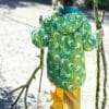 Girls green waterproof coat - Frugi