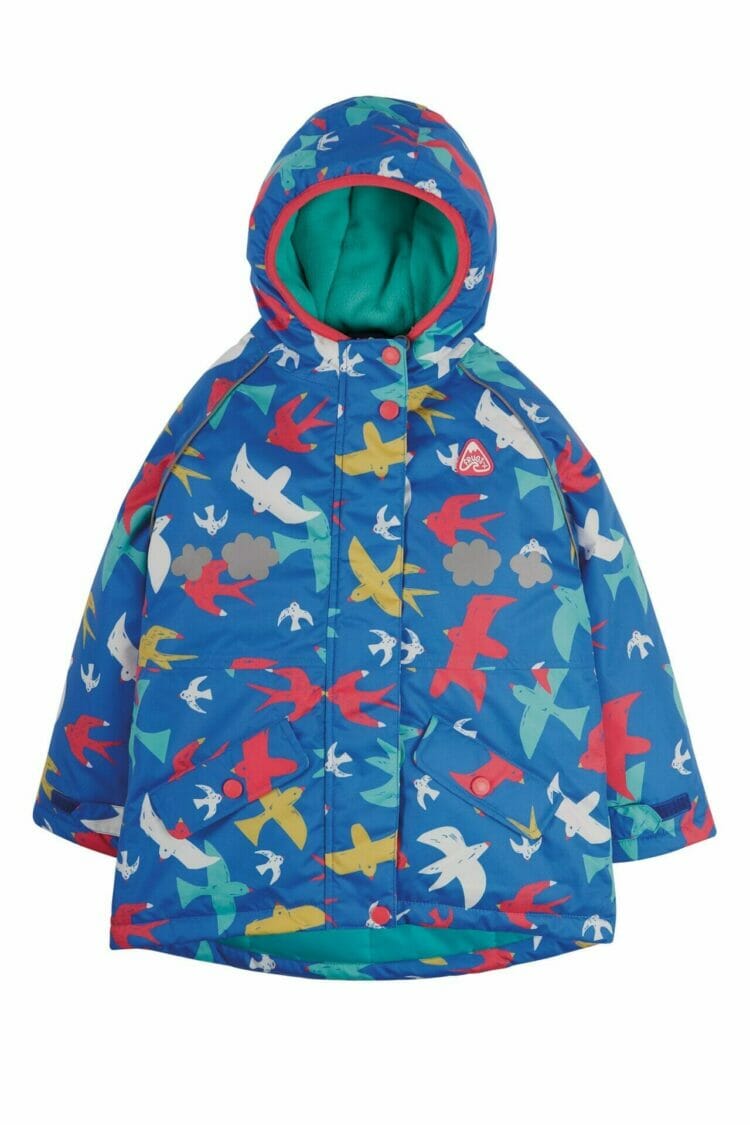 Girls Rainbow bird raincoat - Frugi