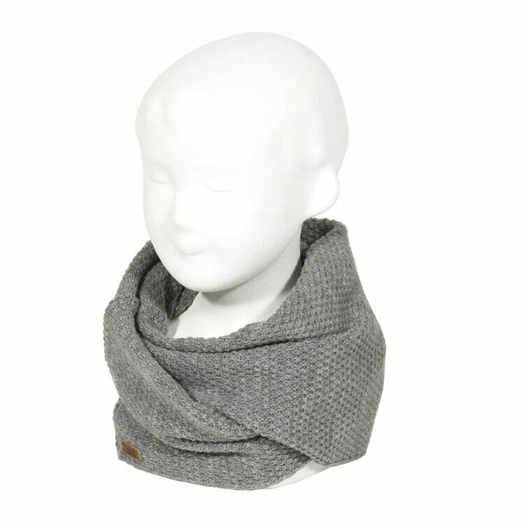 Grey knitted snood - Cóndor