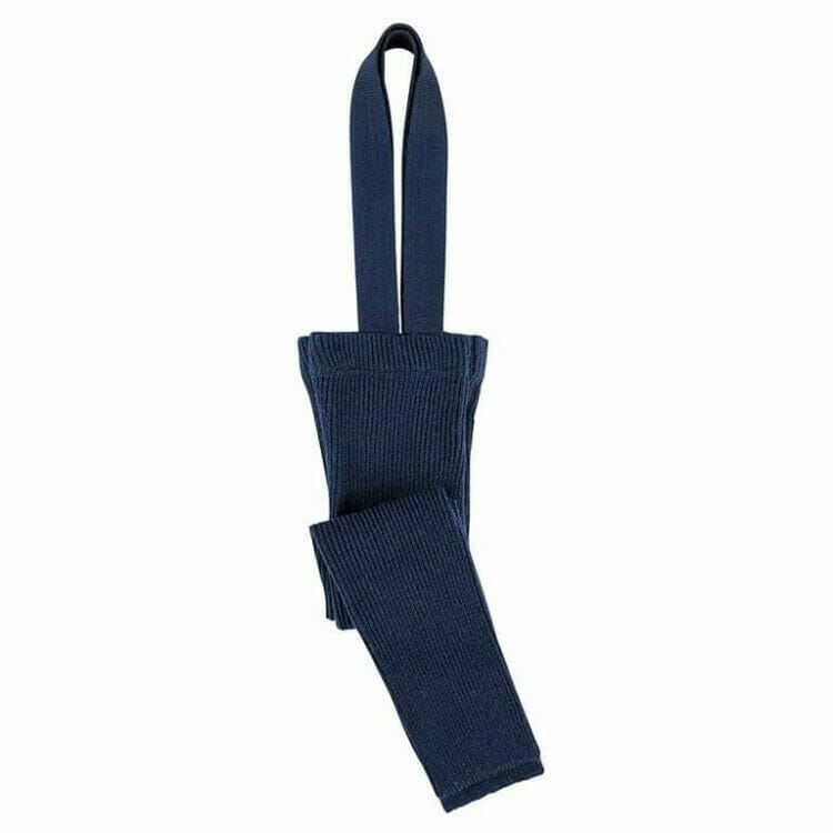 Merino navy blue wool-blend leggings - Cóndor