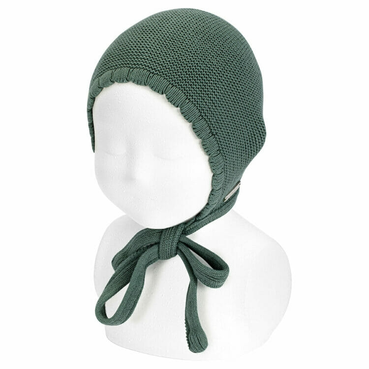 Zaļas kokvilnas cepurīte bērniem - Cóndor