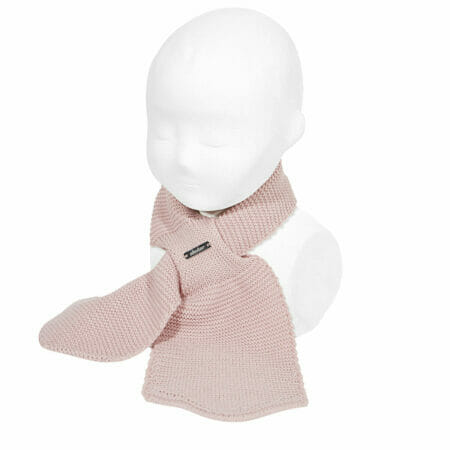 Pale pink crossed scarf for girls - Cóndor