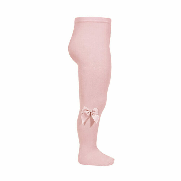 Tights with bow pale pink - Cóndor