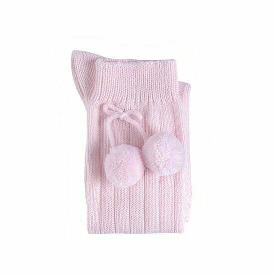 Warm Cotton Rib Knee Socks Pink - Cóndor