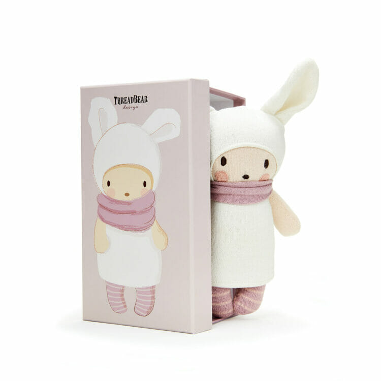 Knitted Doll Bunny Baba - ThreadBear Design