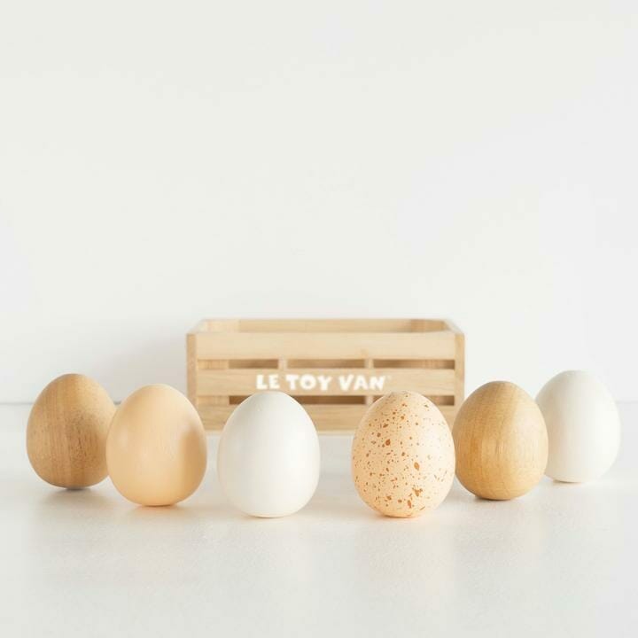 Wooden Farm Eggs - Le Toy Van