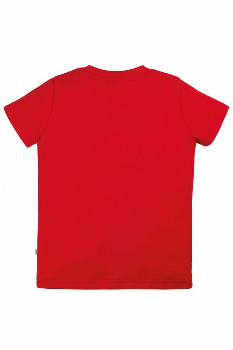 Sarkans zēnu T-krekls ar ģitāru