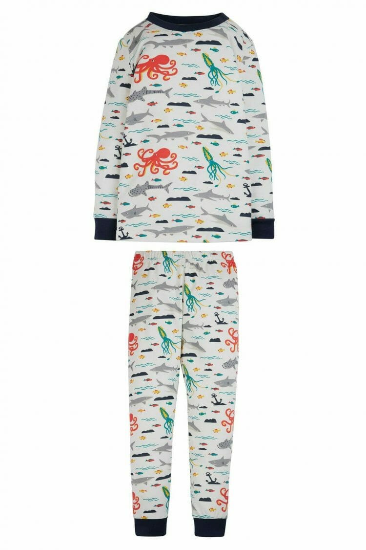 Boys Pajamas in Ocean theme - Frugi