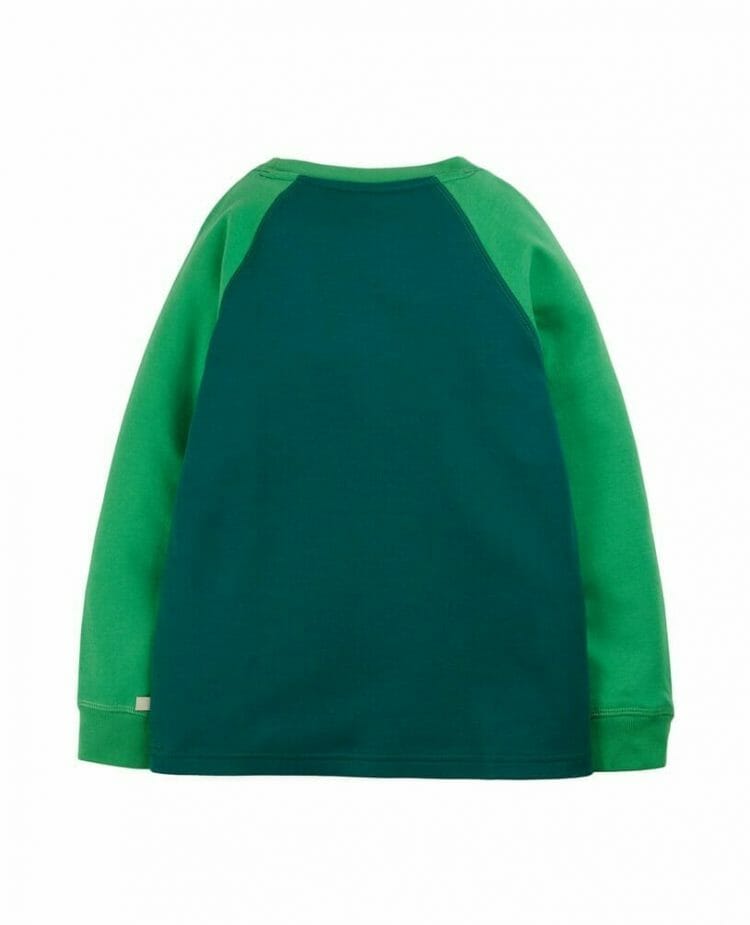 Green long-sleeved top for boys - Frugi