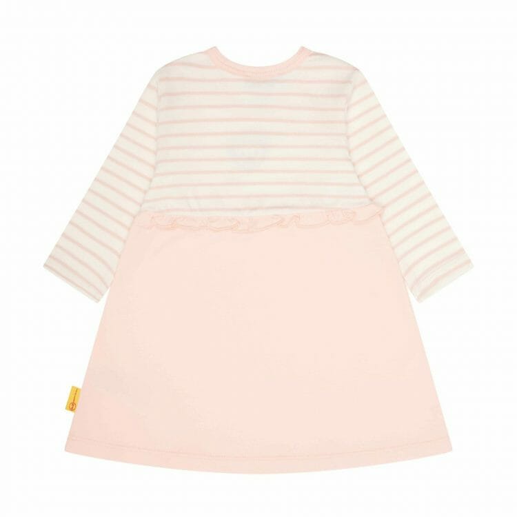 Pink Baby Dress With Stripes - Steiff