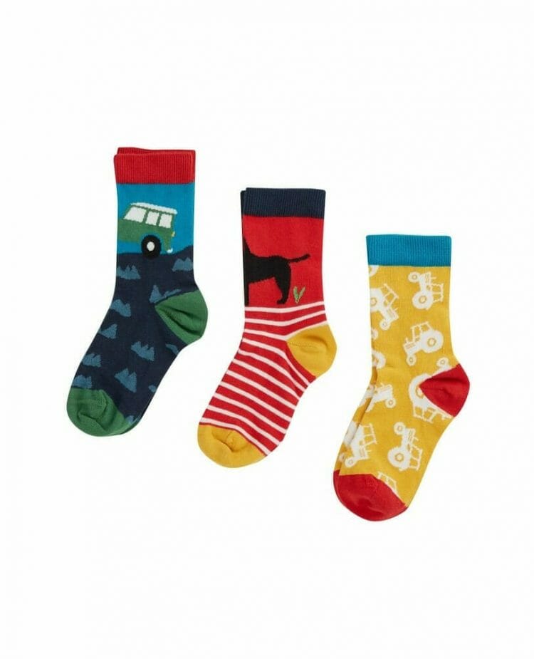 Rock My Socks for boys 3 Pack - Frugi
