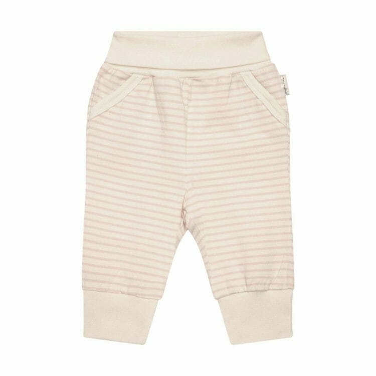 Baby beige joggers with stripes - Steiff