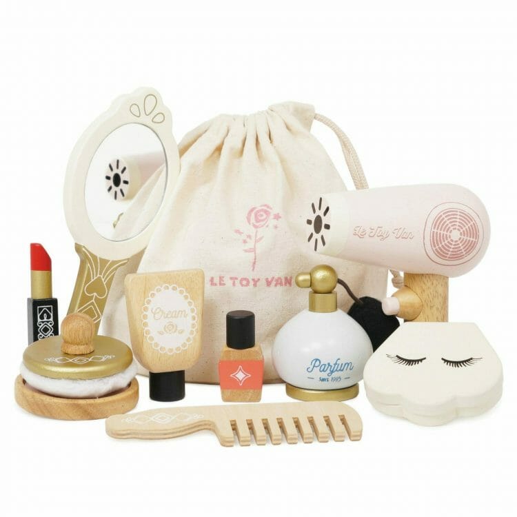 Cosmetic bag for girls with wooden accessories - Le Toy Van