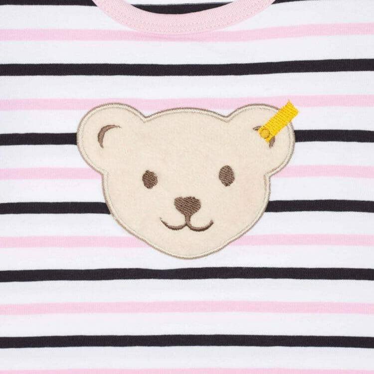 Multi-coloured Top for girls with Teddy bear - Steiff