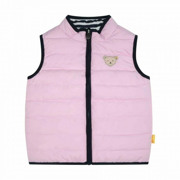 Girls lillac reversible vest - Steiff