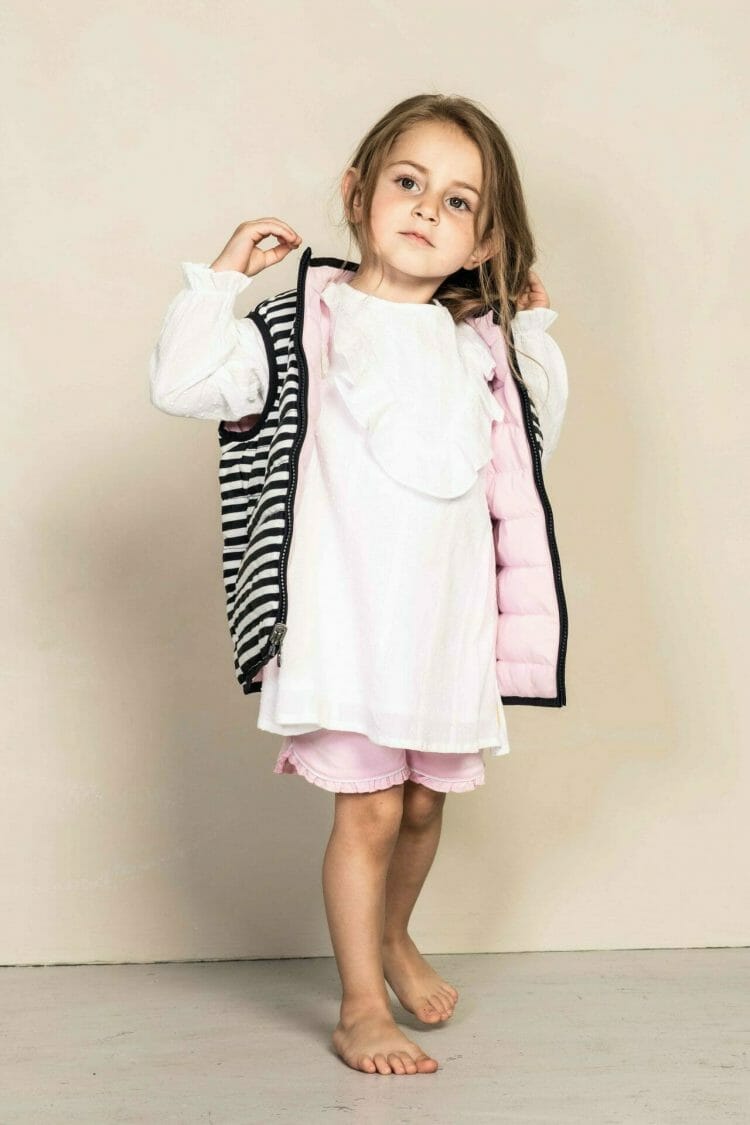 Girls lillac reversible vest - Steiff