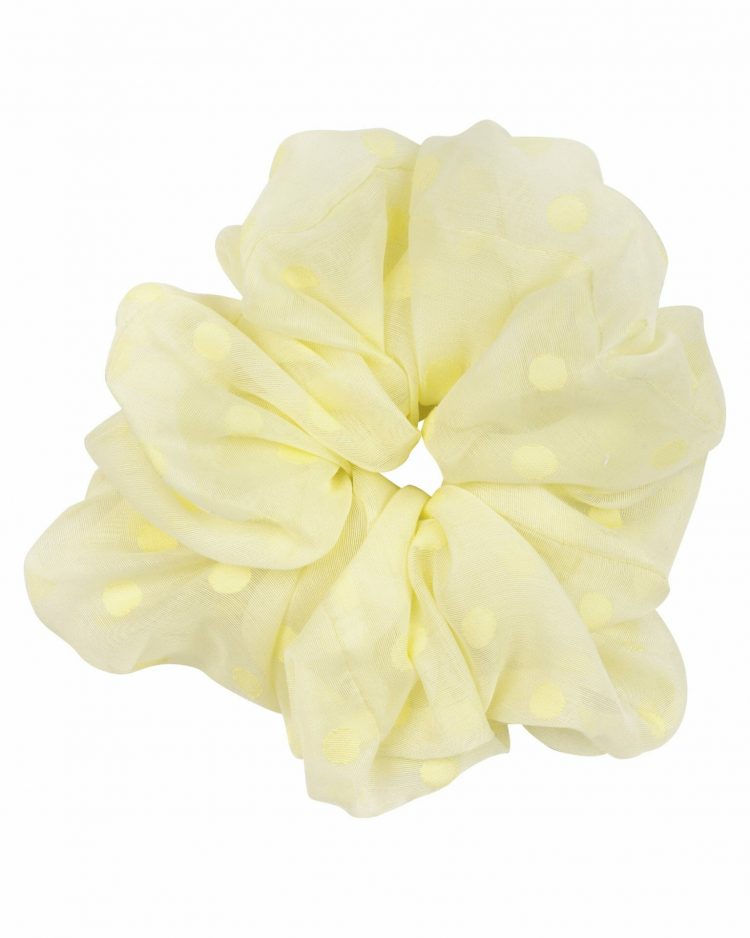 Mega girls yellow scrunchie - WAUW CAPOW by Bangbang