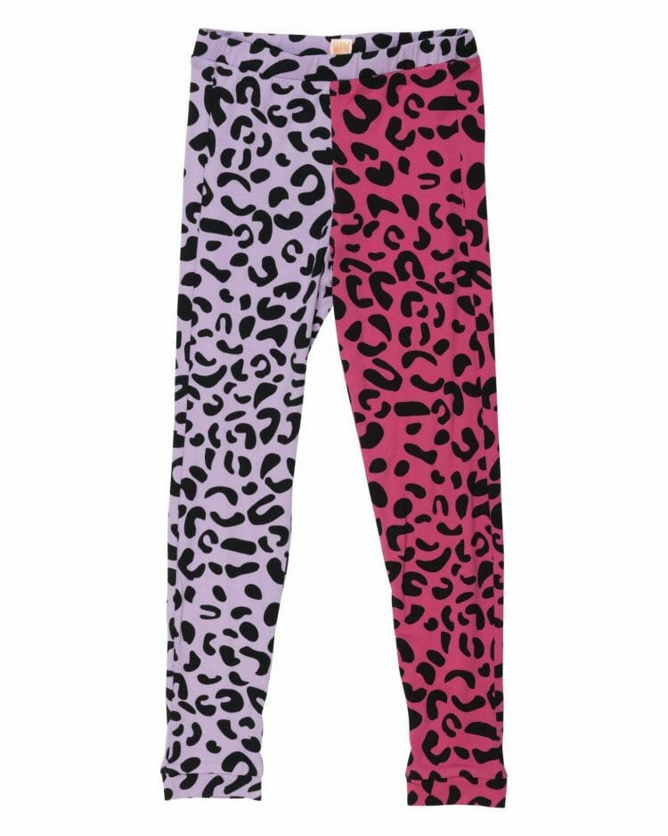 Pink and Purple Leopard Leggings - WAUW CAPOW by Bangbang