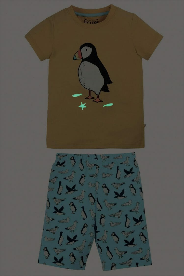 Dzeltena zēnu pidžama ar pingvīnu - Frugi