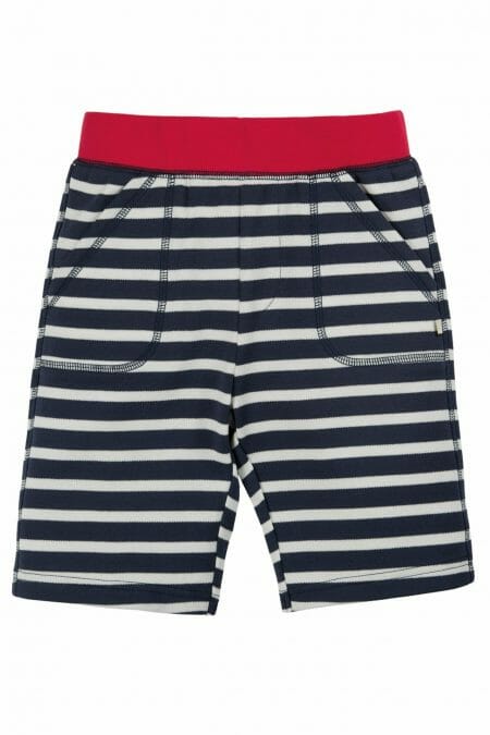 Childrens Indigo Stripe Shorts - Frugi