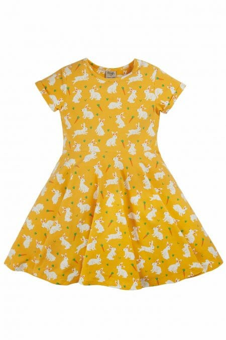 Meiteņu saules dzeltena kleita - Frugi