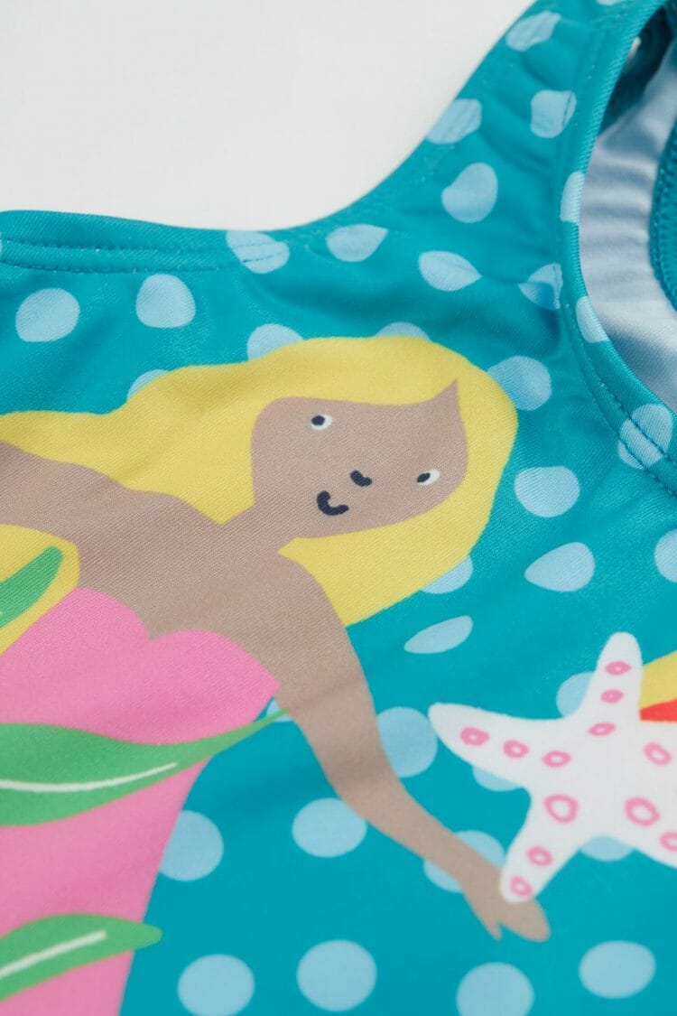 Girls Swimsuit with Mermaid - Frugi