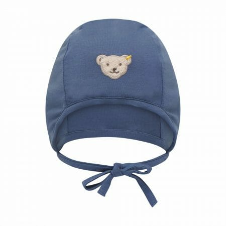 Baby blue hat with Steiff logo - Steiff