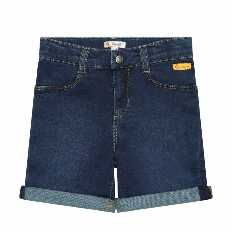 Boys` Denim Shorts in navy blue