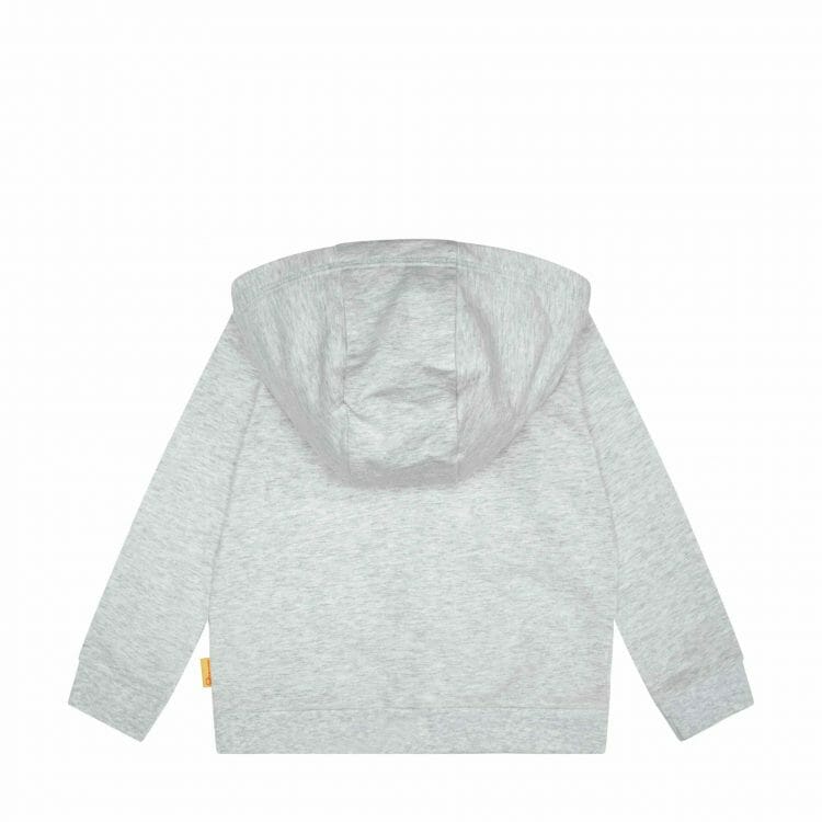Boys Grey Sweat jacket with hoodie - Steiff