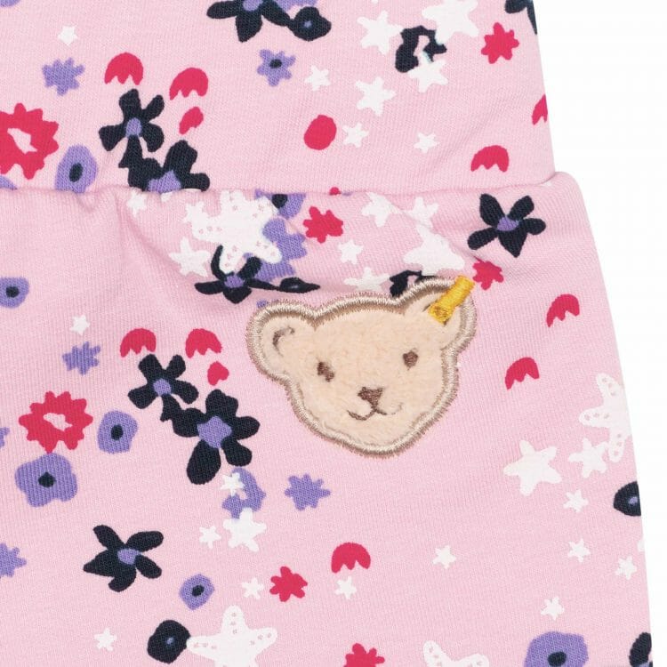 Pink girls` shorts with star pattern - Steiff