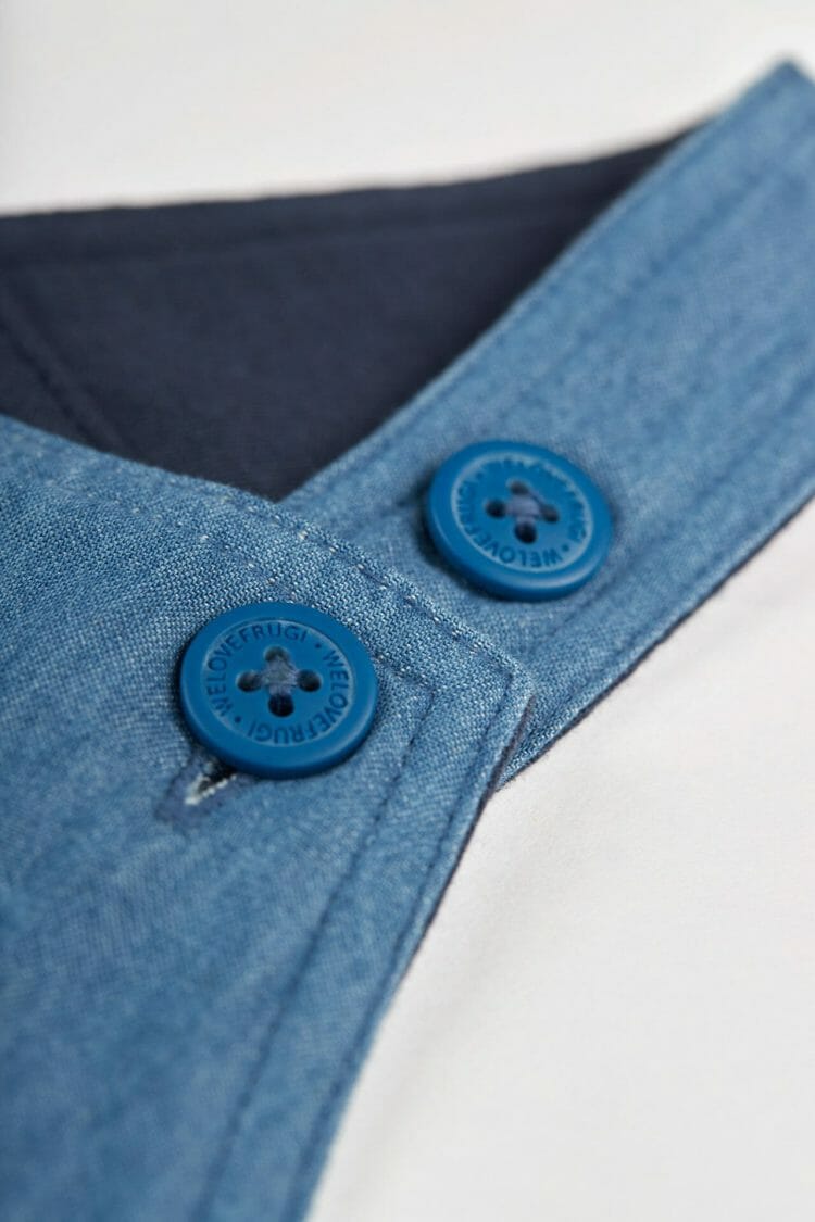 Organic Cotton chambray dungarees - Frugi