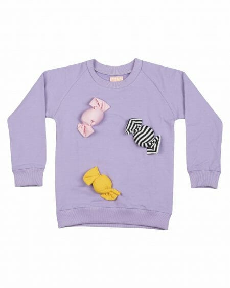 Violets konfekšu džemperis meitenēm - WAUW CAPOW by Bangbang