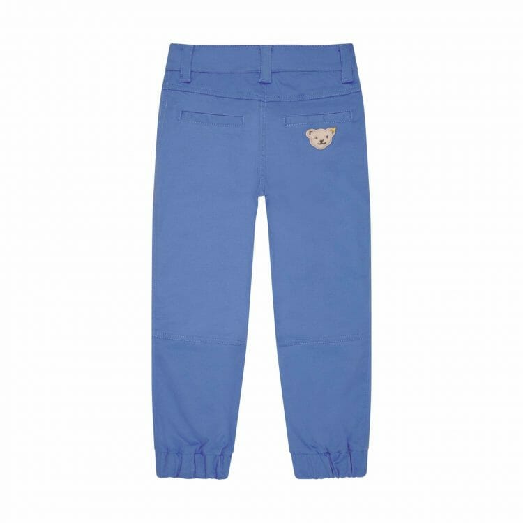 Boys` blue canvas trousers - Steiff