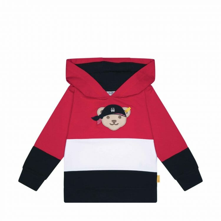 Boys red nautical hoodie - Steiff
