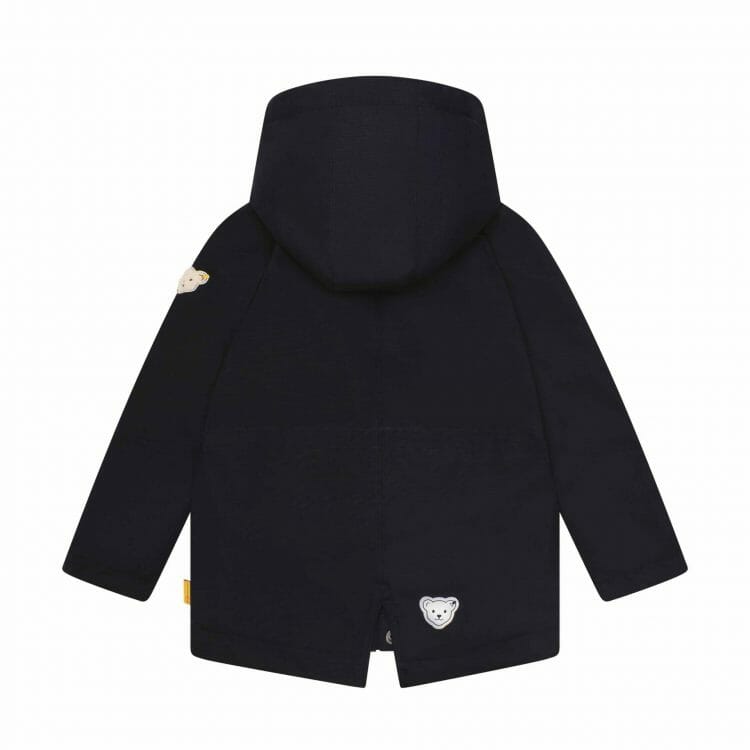 Navy blue parka with large pockets - Steiff