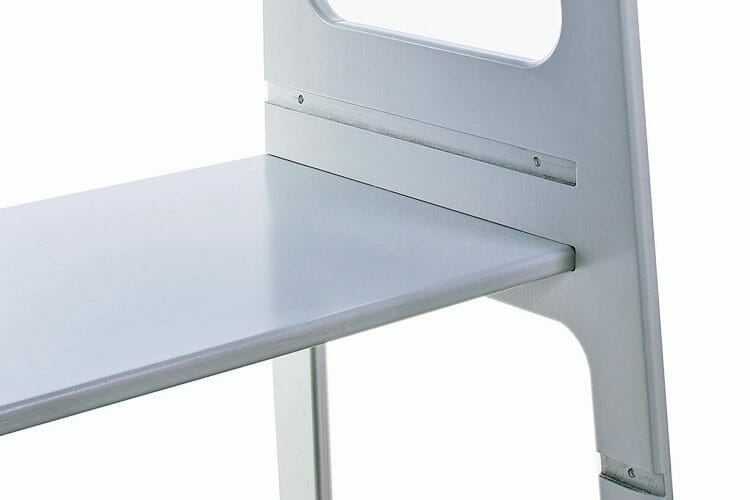 Montessori kitchen helper tower in grey - Joy of Nature