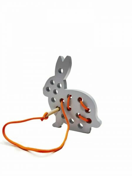 Mr Bunny Lacing toy - Joy of Nature