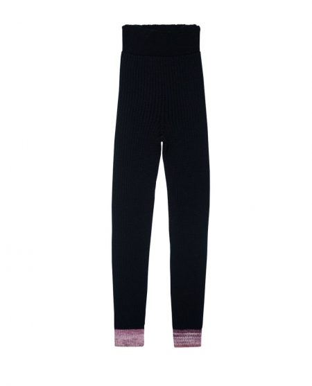 Black wool leggings - Paade Mode