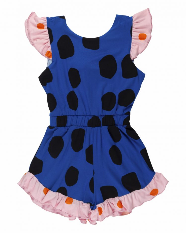 Blue Columbia Mix girls playsuit - WAUW CAPOW by Bangbang