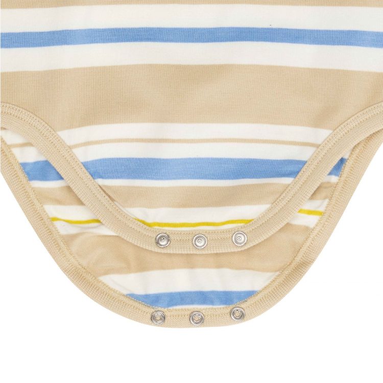 Brown baby bodysuit with collar - Steiff