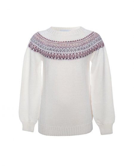 Seamless Knit Sweater White - Paade Mode