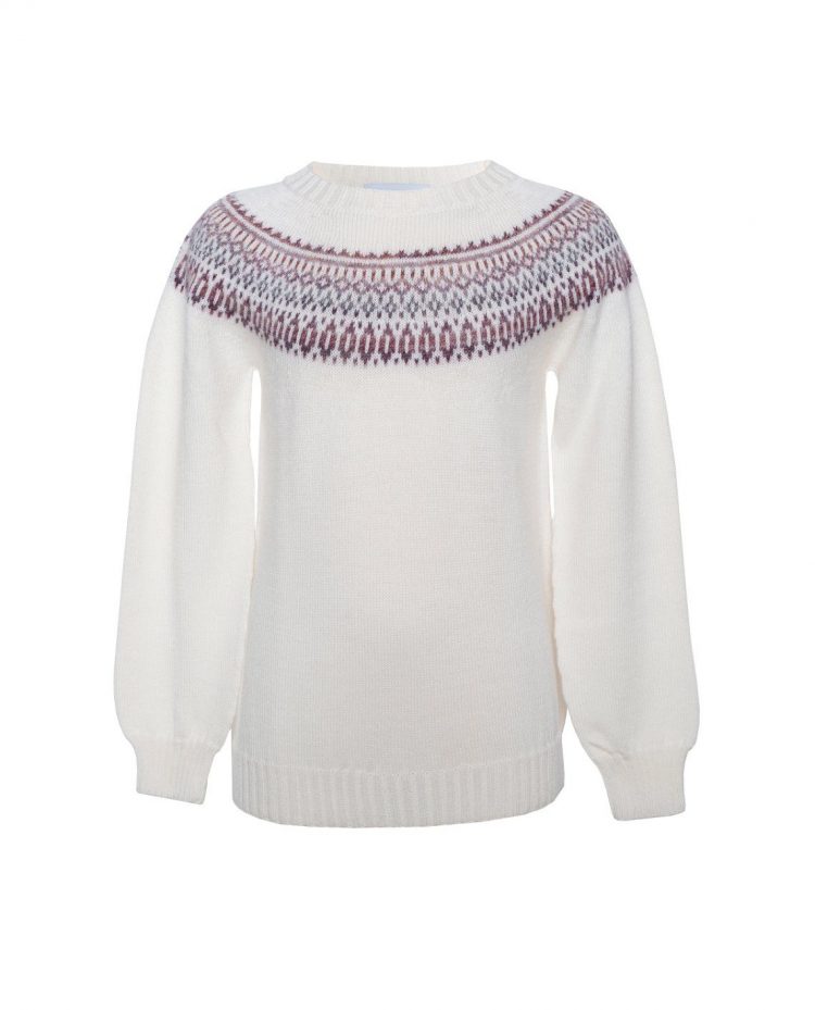 Seamless Knit Sweater White - Paade Mode