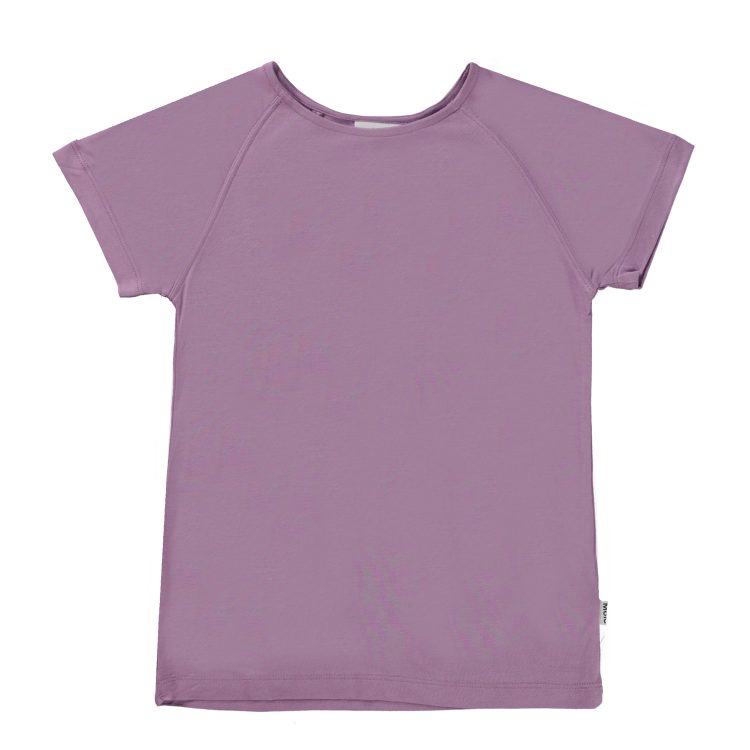 Purple viscose T-shirt for girls - MOLO