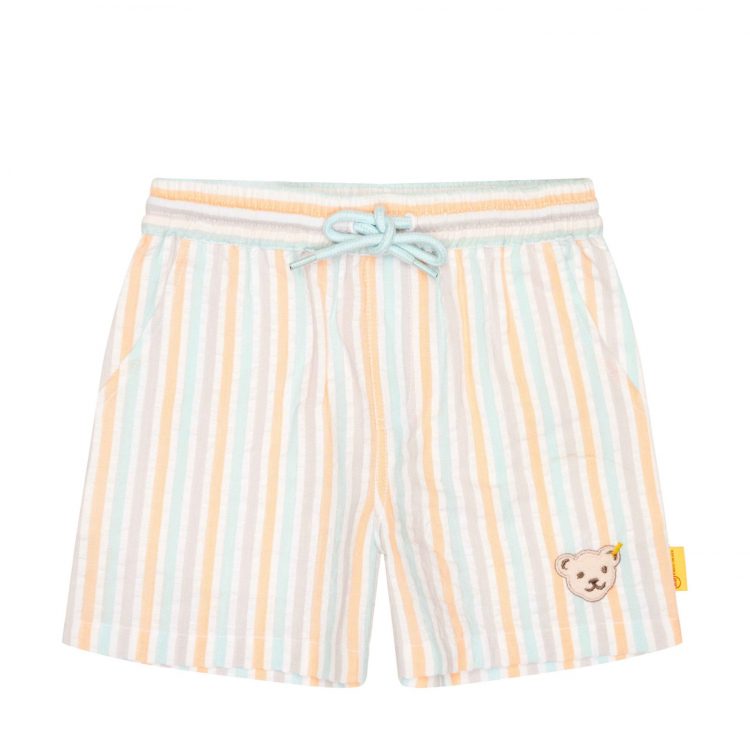 Boys` yellow cotton shorts - Steiff