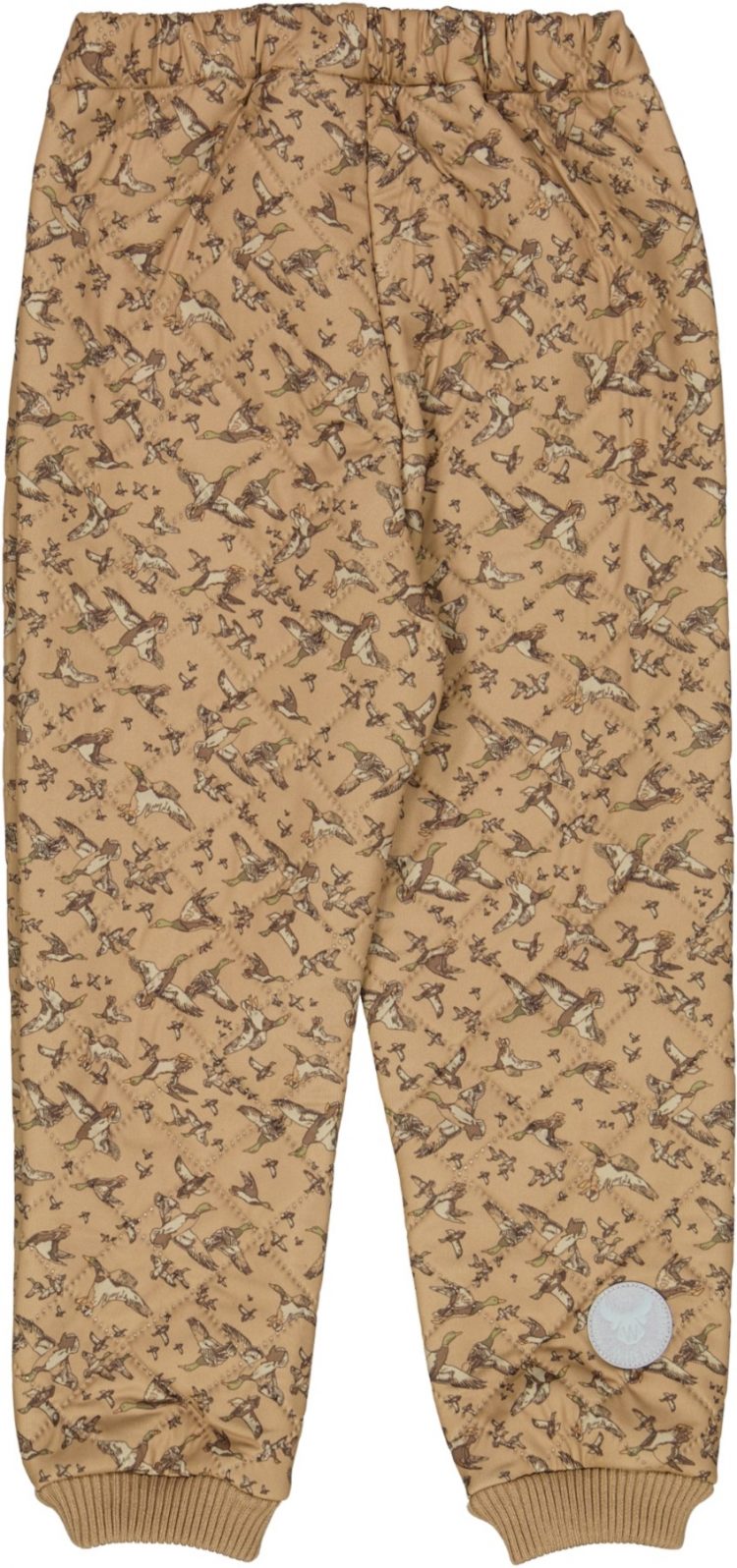 Kids thermo pants with ducks - Wheat